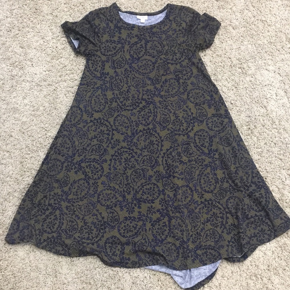 LuLaRoe Carly Star Paisley dress size XS